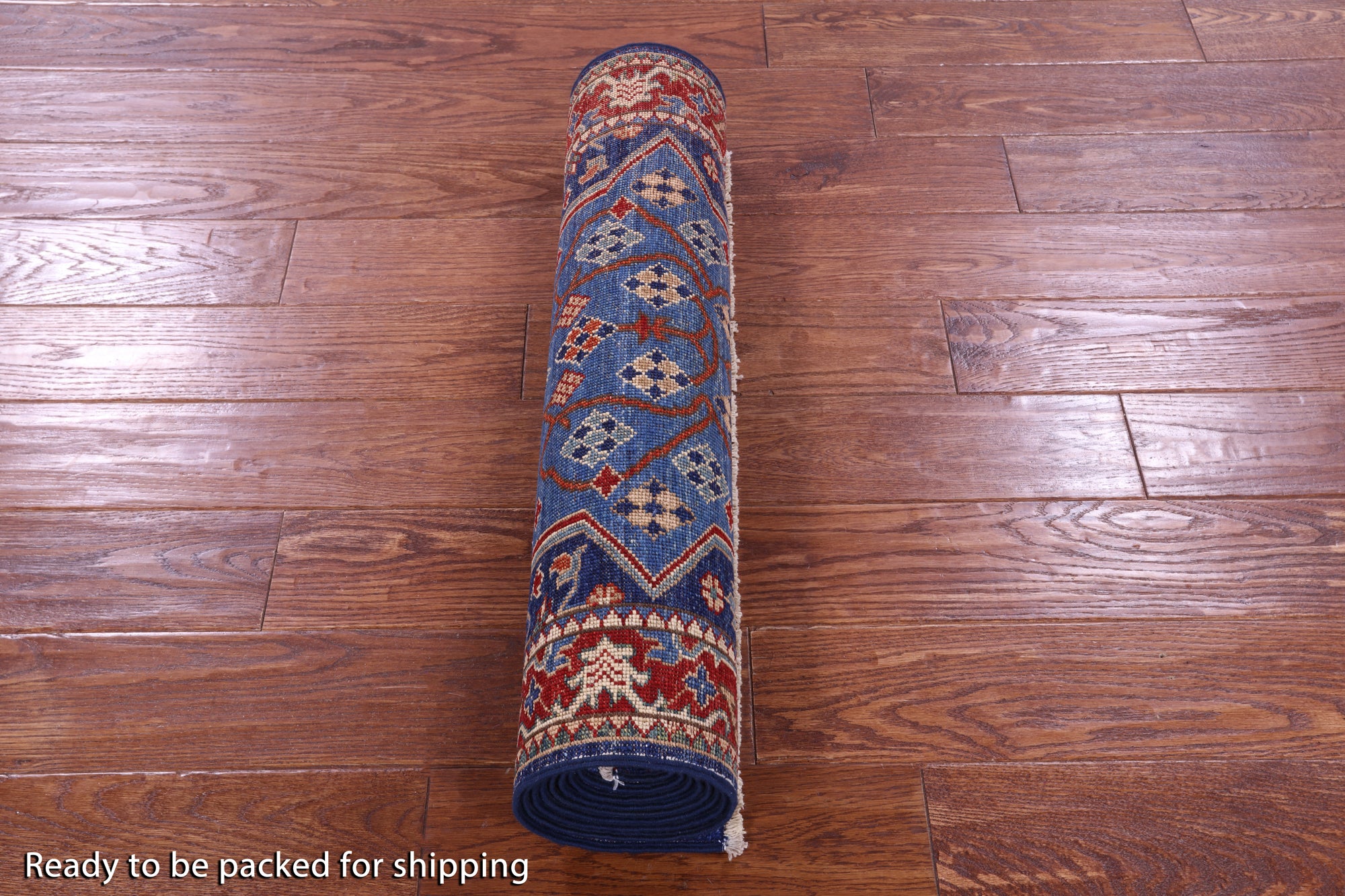 Persian Fine Serapi Hand Knotted Wool Runner Rug - 2' 7" X 9' 7" - Golden Nile