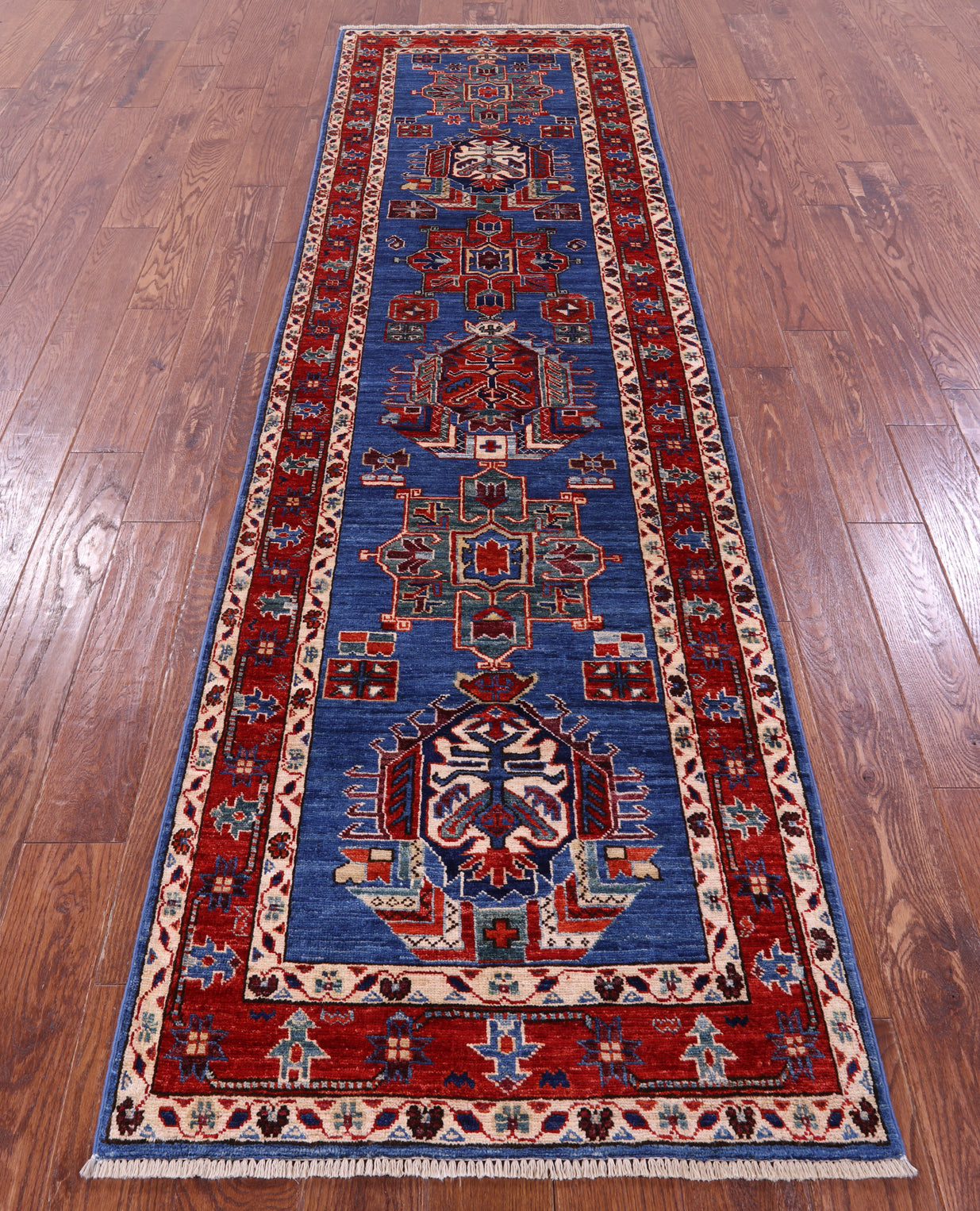 Persian Fine Serapi Handmade Wool Runner Rug - 2' 8" X 9' 8" - Golden Nile