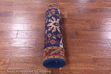 Blue Persian Fine Serapi Hand Knotted Wool Runner Rug - 2' 10" X 12' 10" - Golden Nile