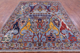 Persian Fine Serapi Hand Knotted Wool Rug - 7' 11" X 9' 10" - Golden Nile
