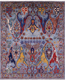 Persian Fine Serapi Hand Knotted Wool Rug - 7' 11" X 9' 10" - Golden Nile