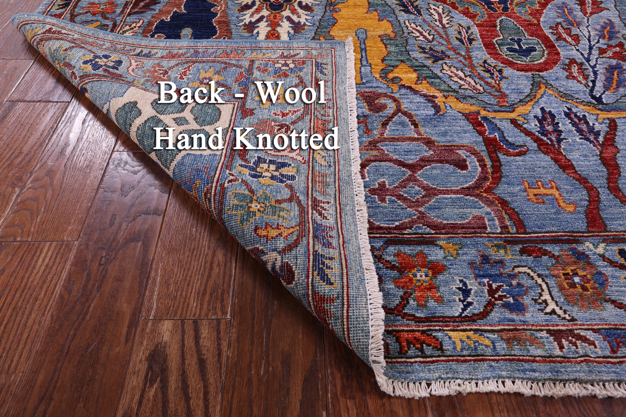 Persian Fine Serapi Hand Knotted Wool Rug - 7' 11" X 9' 10" - Golden Nile