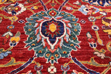 Persian Fine Serapi Hand Knotted Wool Rug - 8' 7" X 11' 11" - Golden Nile