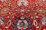 Persian Fine Serapi Hand Knotted Wool Rug - 8' 7" X 11' 11" - Golden Nile