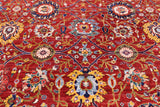 Persian Fine Serapi Hand Knotted Wool Rug - 8' 7" X 11' 11" - Golden Nile