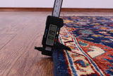 Blue Persian Fine Serapi Handmade Wool Runner Rug - 2' 7" X 9' 5" - Golden Nile