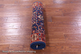 Blue Persian Fine Serapi Hand Knotted Wool Runner Rug - 2' 8" X 9' 9" - Golden Nile