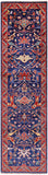 Persian Fine Serapi Handmade Wool Runner Rug - 2' 7" X 9' 9" - Golden Nile