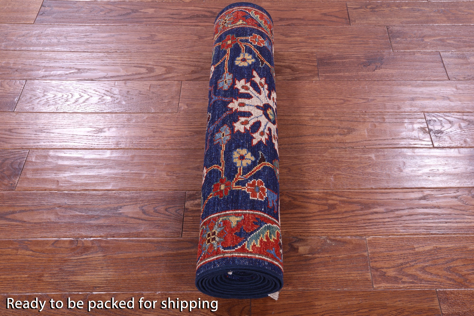 Persian Fine Serapi Handmade Wool Runner Rug - 2' 7" X 9' 9" - Golden Nile