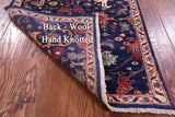 Blue Persian Fine Serapi Handmade Wool Runner Rug - 2' 9" X 7' 10" - Golden Nile