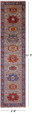 Persian Fine Serapi Hand Knotted Wool Runner Rug - 2' 8" X 11' 7" - Golden Nile
