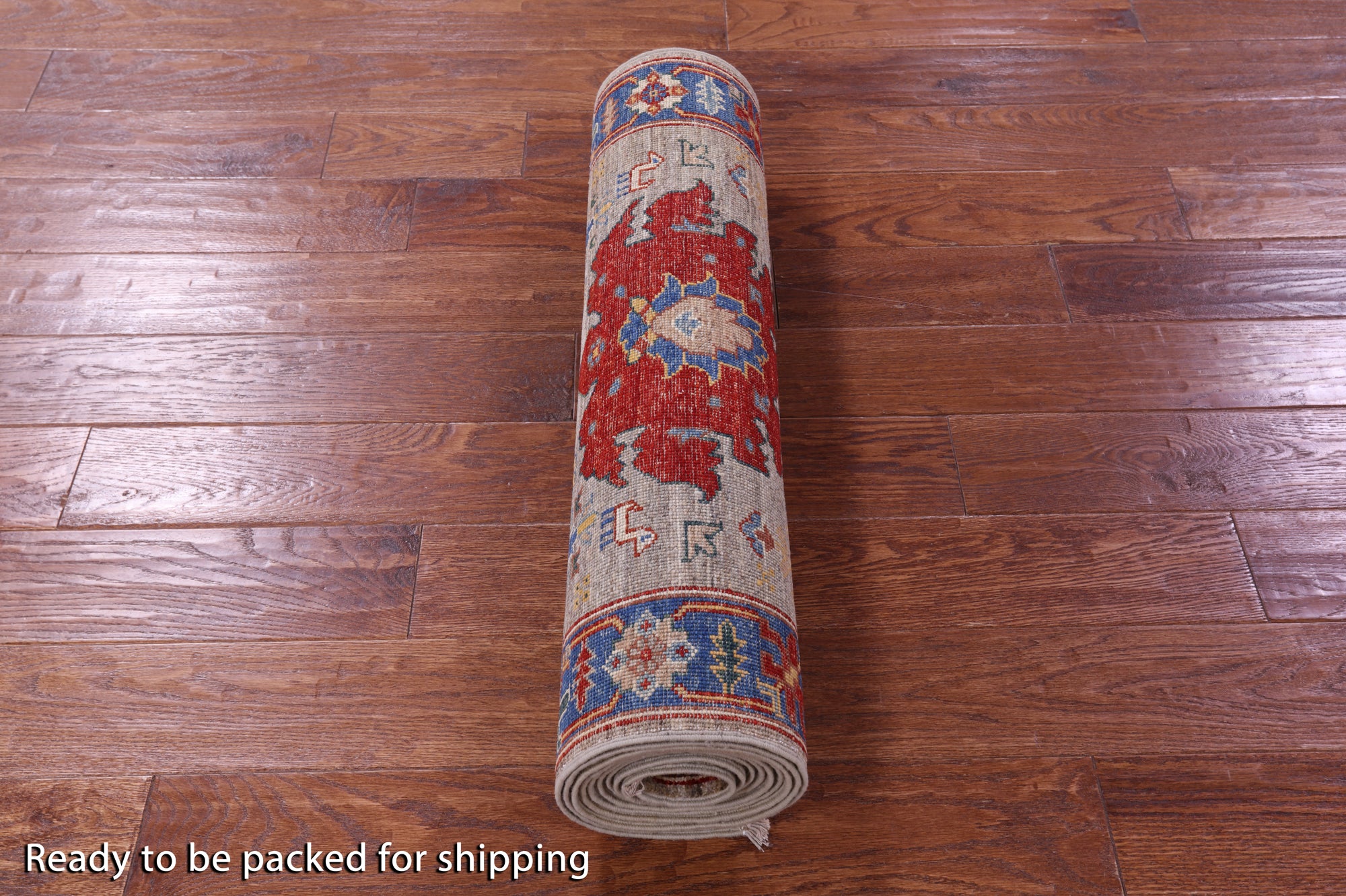 Persian Fine Serapi Hand Knotted Wool Runner Rug - 2' 8" X 11' 7" - Golden Nile
