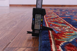 Blue Persian Fine Serapi Handmade Wool Runner Rug - 2' 9" X 9' 6" - Golden Nile