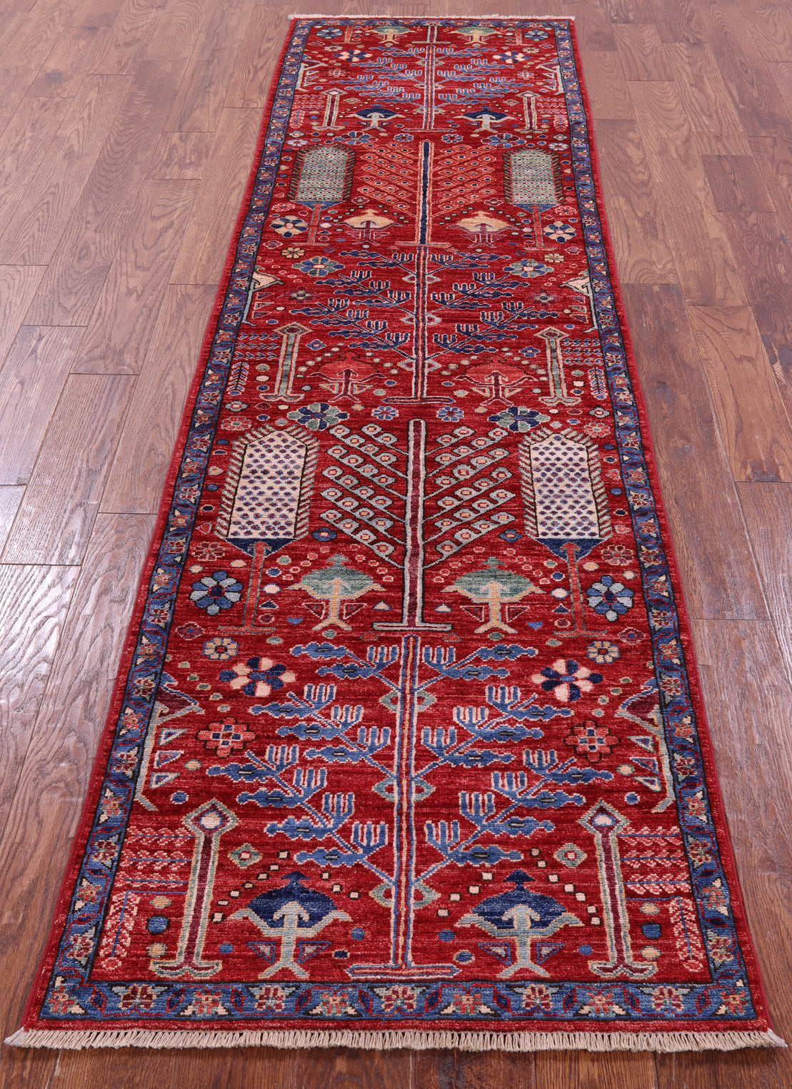 Persian Ziegler Handmade Wool Runner Rug - 2' 7" X 9' 9" - Golden Nile