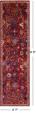 Red Persian Fine Serapi Handmade Wool Runner Rug - 2' 7" X 9' 5" - Golden Nile