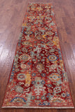 Persian Fine Serapi Hand Knotted Wool Runner Rug - 2' 9" X 11' 7" - Golden Nile