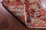 Persian Fine Serapi Hand Knotted Wool Runner Rug - 2' 9" X 11' 7" - Golden Nile