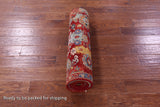 Persian Fine Serapi Hand Knotted Wool Runner Rug - 2' 9" X 11' 7" - Golden Nile