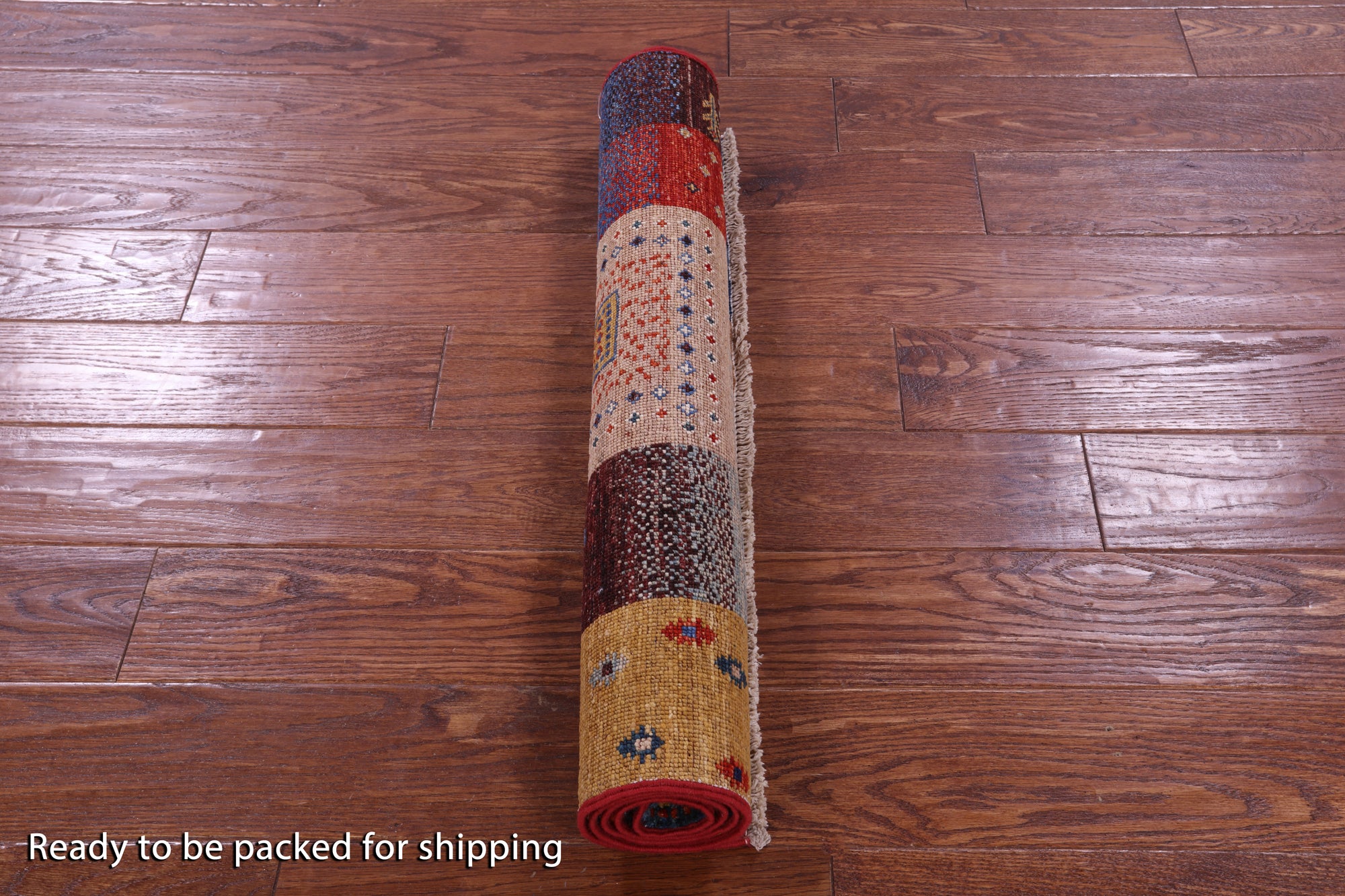 Tribal Persian Gabbeh Hand Knotted Wool Rug - 2' 7" X 4' 2" - Golden Nile