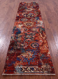 Persian Fine Serapi Handmade Wool Runner Rug - 2' 10" X 11' 8" - Golden Nile