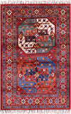 Turkmen Ersari Handmade Wool Rug - 2' 9" X 4' 2" - Golden Nile