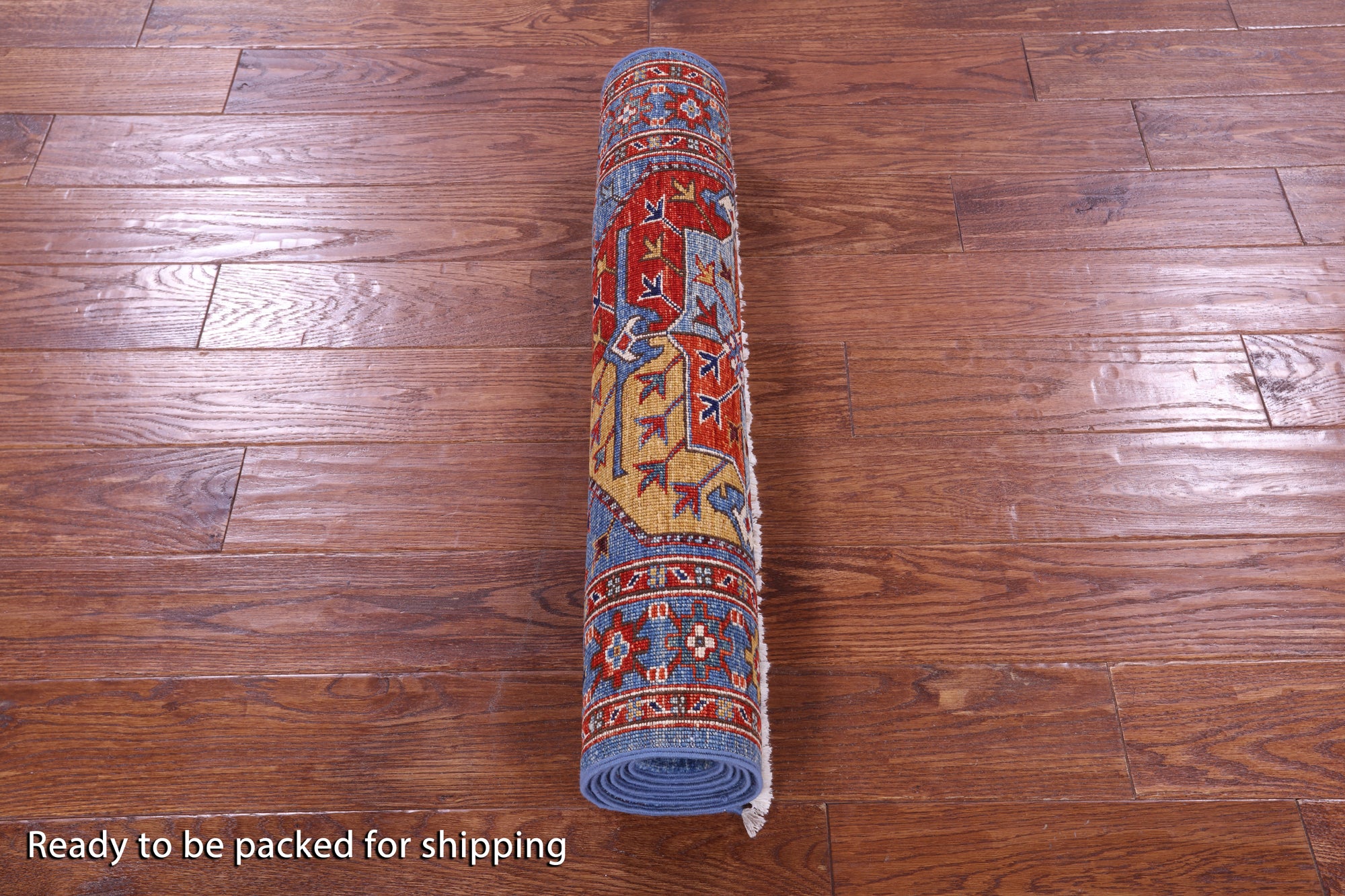 Turkmen Ersari Handmade Wool Runner Rug - 2' 8" X 6' 6" - Golden Nile