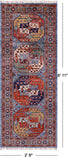 Turkmen Ersari Hand Knotted Wool Runner Rug - 2' 8" X 6' 11" - Golden Nile