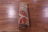 Turkmen Ersari Hand Knotted Wool Rug - 6' 5" X 9' 7" - Golden Nile