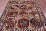 Turkmen Ersari Hand Knotted Wool Rug - 5' 7" X 8' 0" - Golden Nile