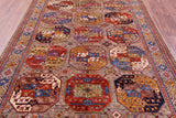 Turkmen Ersari Hand Knotted Wool Rug - 6' 4" X 9' 6" - Golden Nile