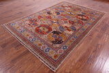 Turkmen Ersari Hand Knotted Wool Rug - 6' 4" X 9' 6" - Golden Nile
