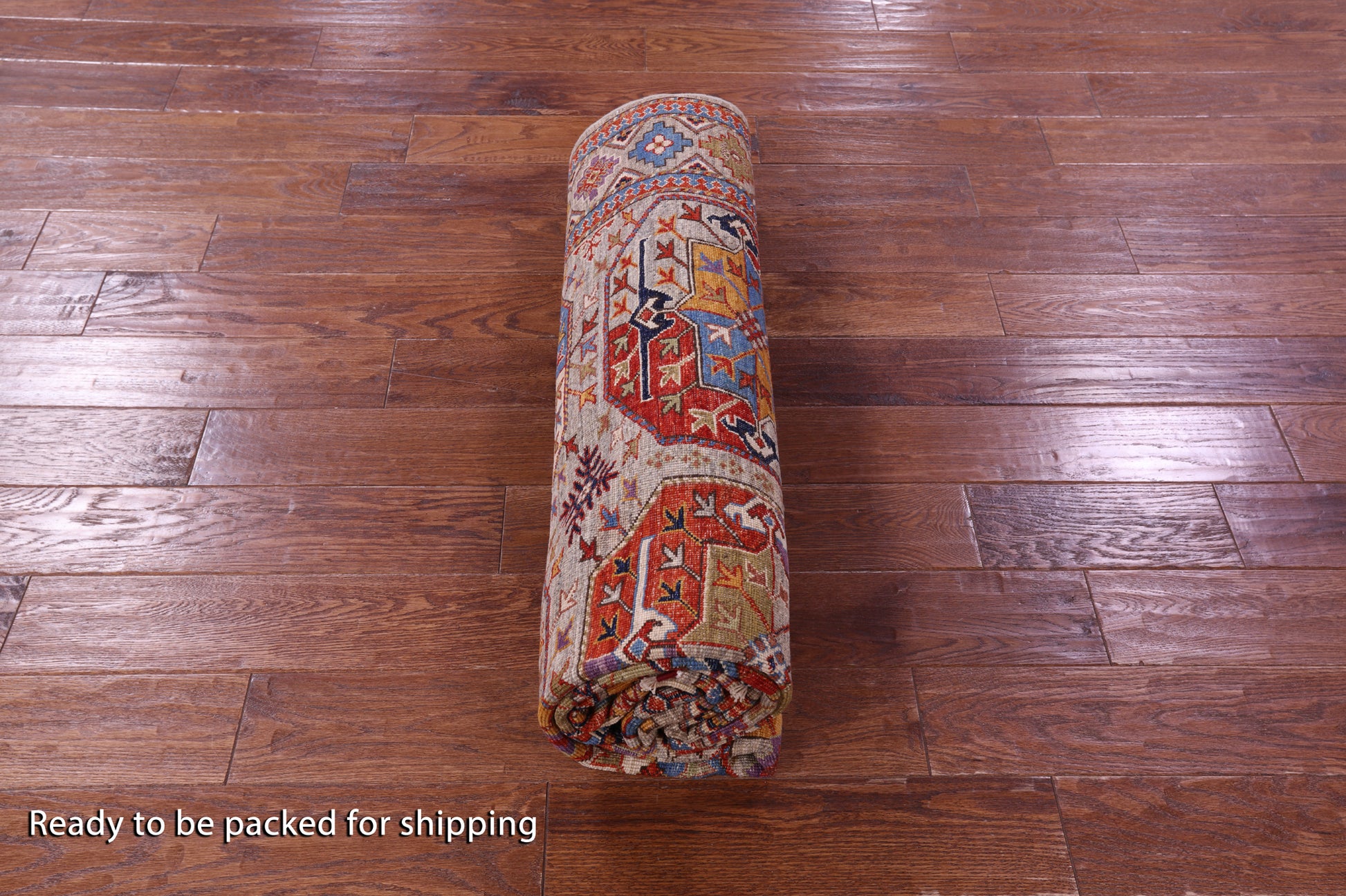Turkmen Ersari Hand Knotted Wool Rug - 5' 11" X 8' 1" - Golden Nile