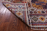 Turkmen Ersari Handmade Wool Rug - 4' 10" X 7' 9" - Golden Nile