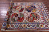 Turkmen Ersari Handmade Wool Rug - 4' 10" X 7' 9" - Golden Nile
