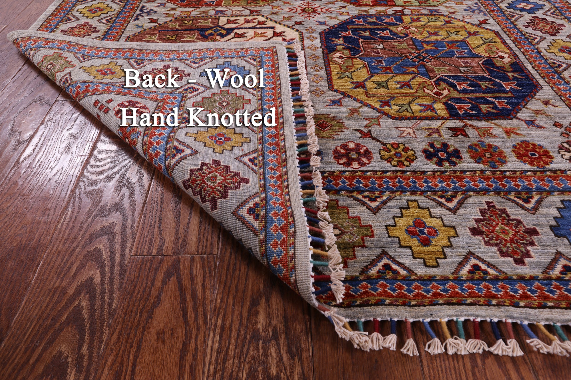 Turkmen Ersari Handmade Wool Rug - 4' 10" X 7' 5" - Golden Nile