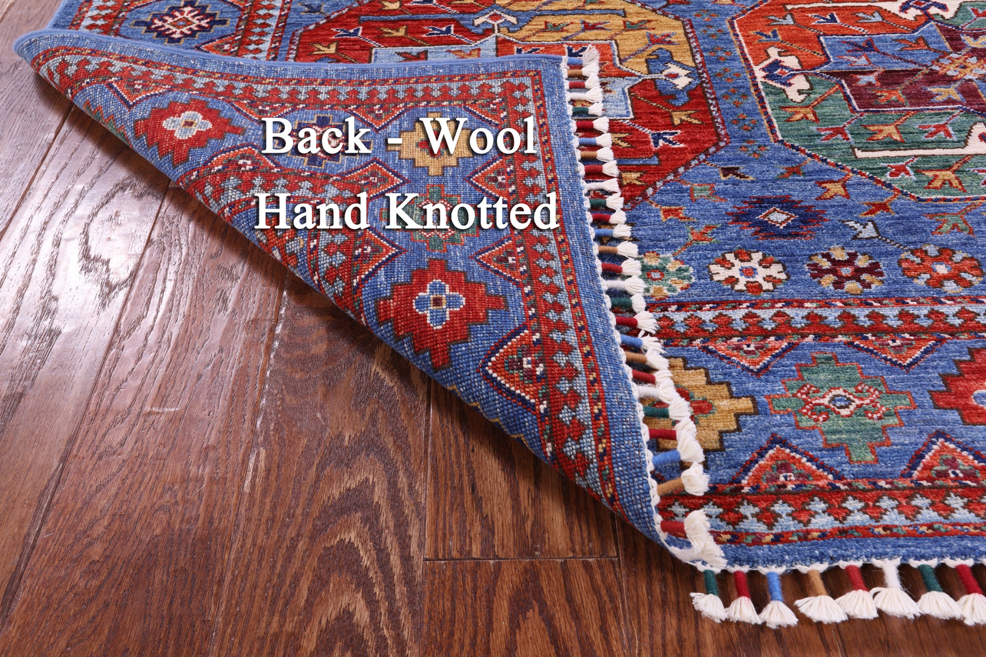 Turkmen Ersari Hand Knotted Wool Rug - 4' 11" X 6' 10" - Golden Nile