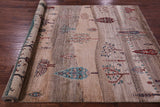 Tribal Persian Gabbeh Hand Knotted Wool Rug - 6' 1" X 8' 8" - Golden Nile