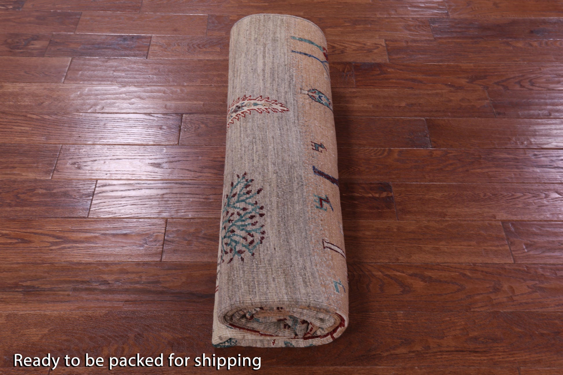 Tribal Persian Gabbeh Hand Knotted Wool Rug - 6' 1" X 8' 8" - Golden Nile