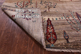 Tribal Persian Gabbeh Hand Knotted Wool Rug - 6' 1" X 8' 8" - Golden Nile