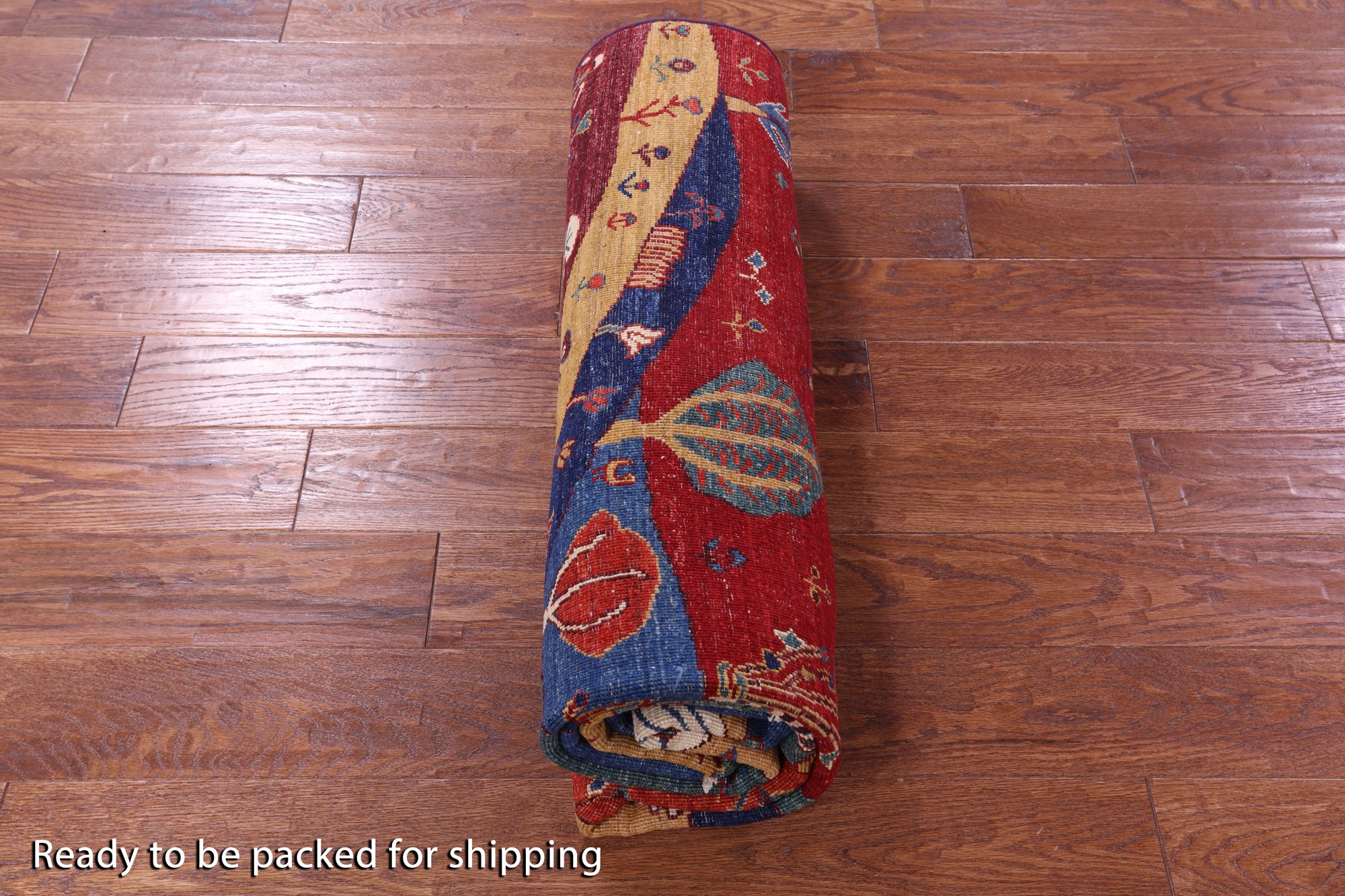 Tribal Persian Gabbeh Handmade Wool Rug - 5' 7" X 8' 3" - Golden Nile