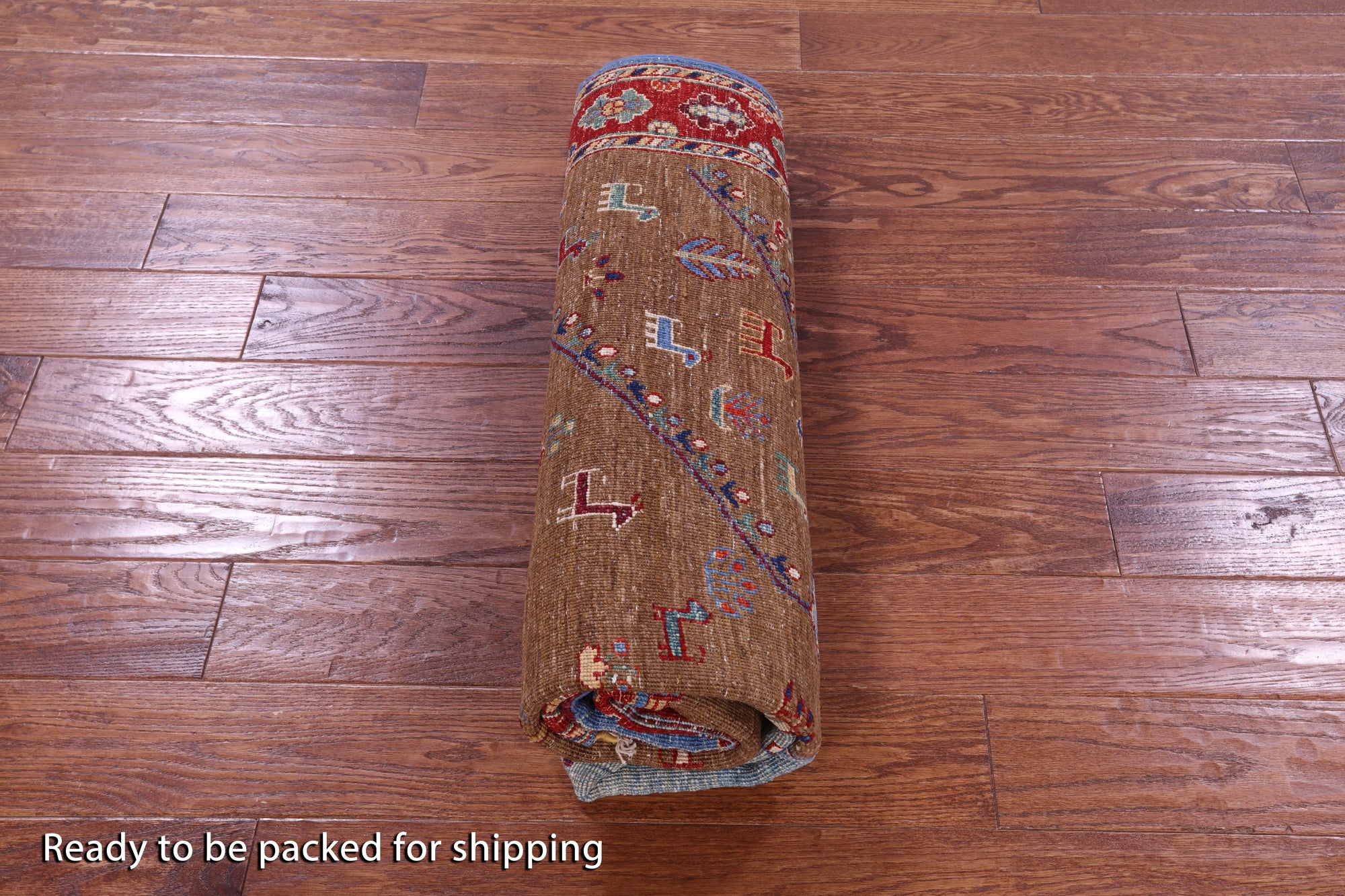 Tribal Persian Gabbeh Hand Knotted Wool Rug - 5' 3" X 6' 11" - Golden Nile