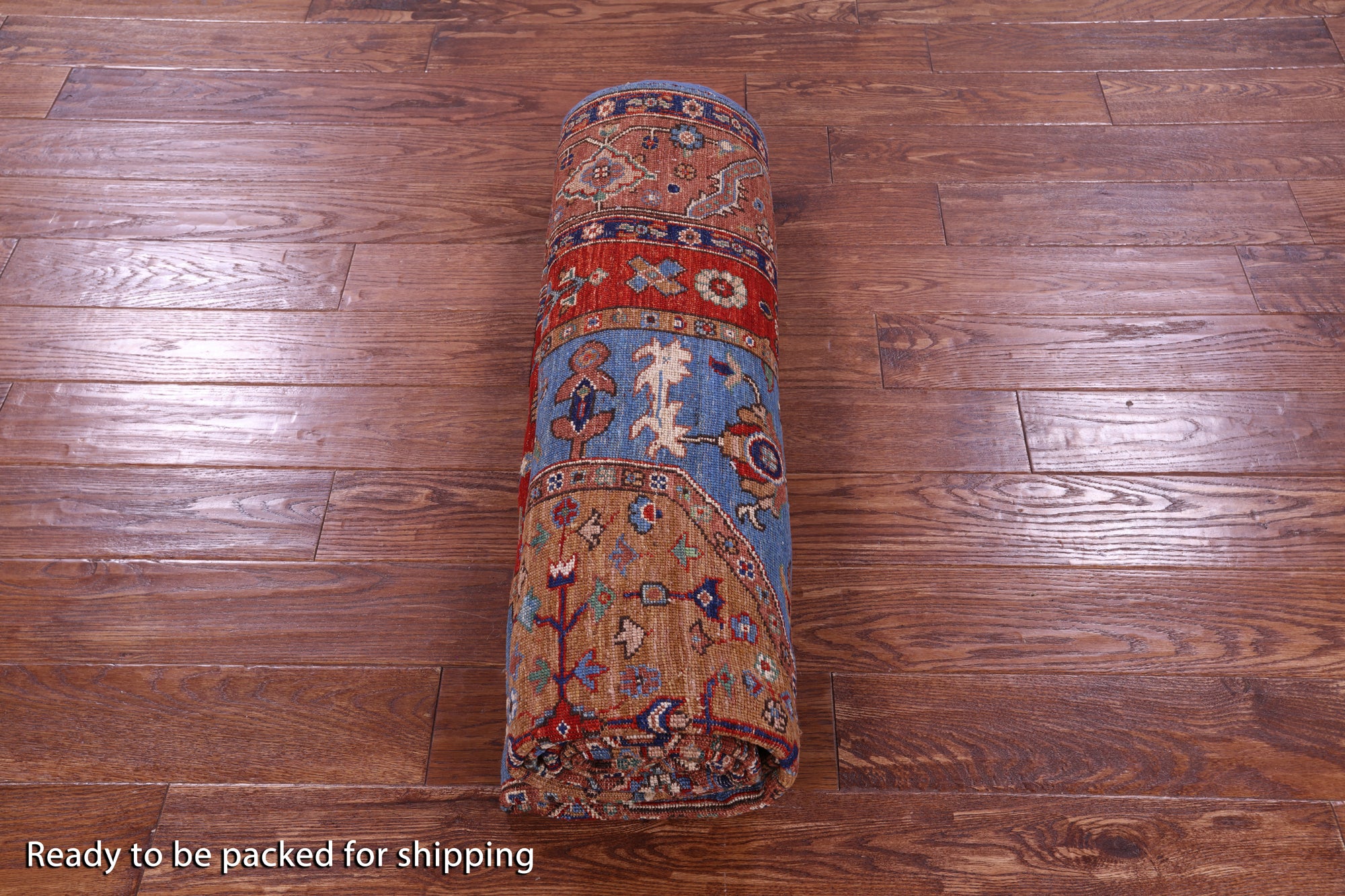 Persian Fine Serapi Handmade Wool Rug - 6' 0" X 8' 10" - Golden Nile