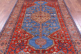 Persian Fine Serapi Handmade Wool Rug - 6' 0" X 8' 10" - Golden Nile