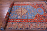 Persian Fine Serapi Handmade Wool Rug - 6' 0" X 8' 10" - Golden Nile