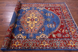 Persian Fine Serapi Hand Knotted Wool Rug - 4' 11" X 6' 10" - Golden Nile