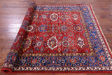 Persian Fine Serapi Handmade Wool Rug - 5' 2" X 6' 8" - Golden Nile