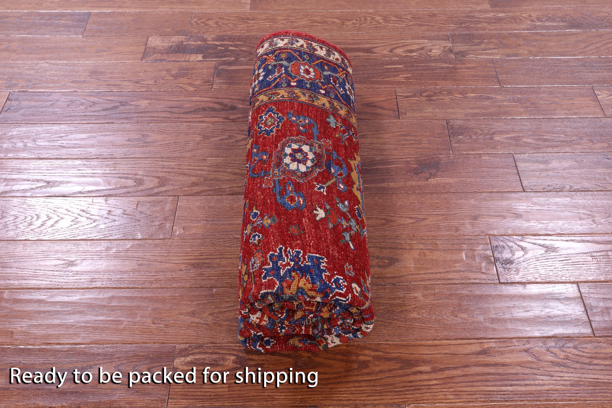 Persian Fine Serapi Handmade Wool Rug - 5' 2" X 6' 8" - Golden Nile