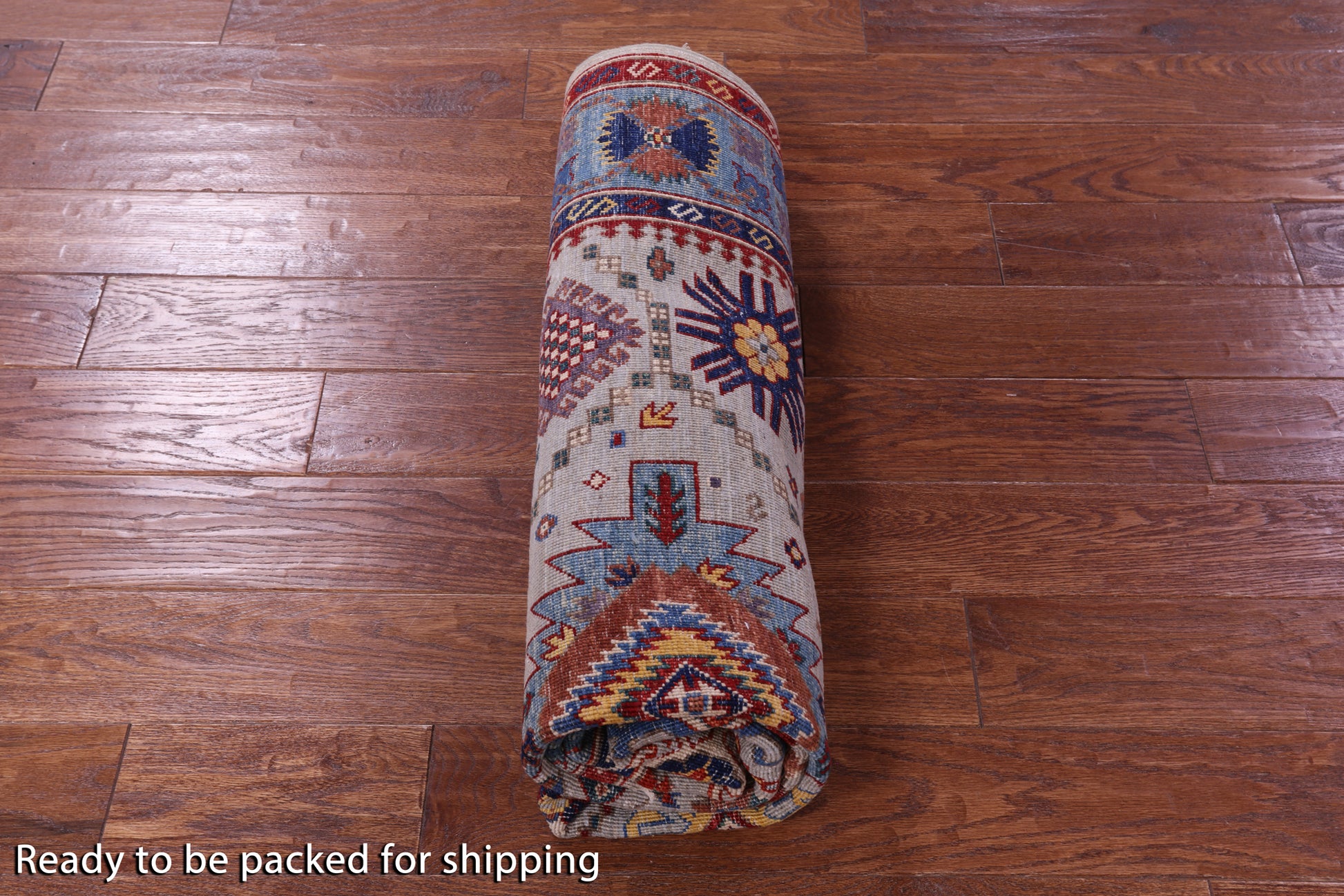 Persian Fine Serapi Hand Knotted Wool Rug - 5' 0" X 6' 10" - Golden Nile