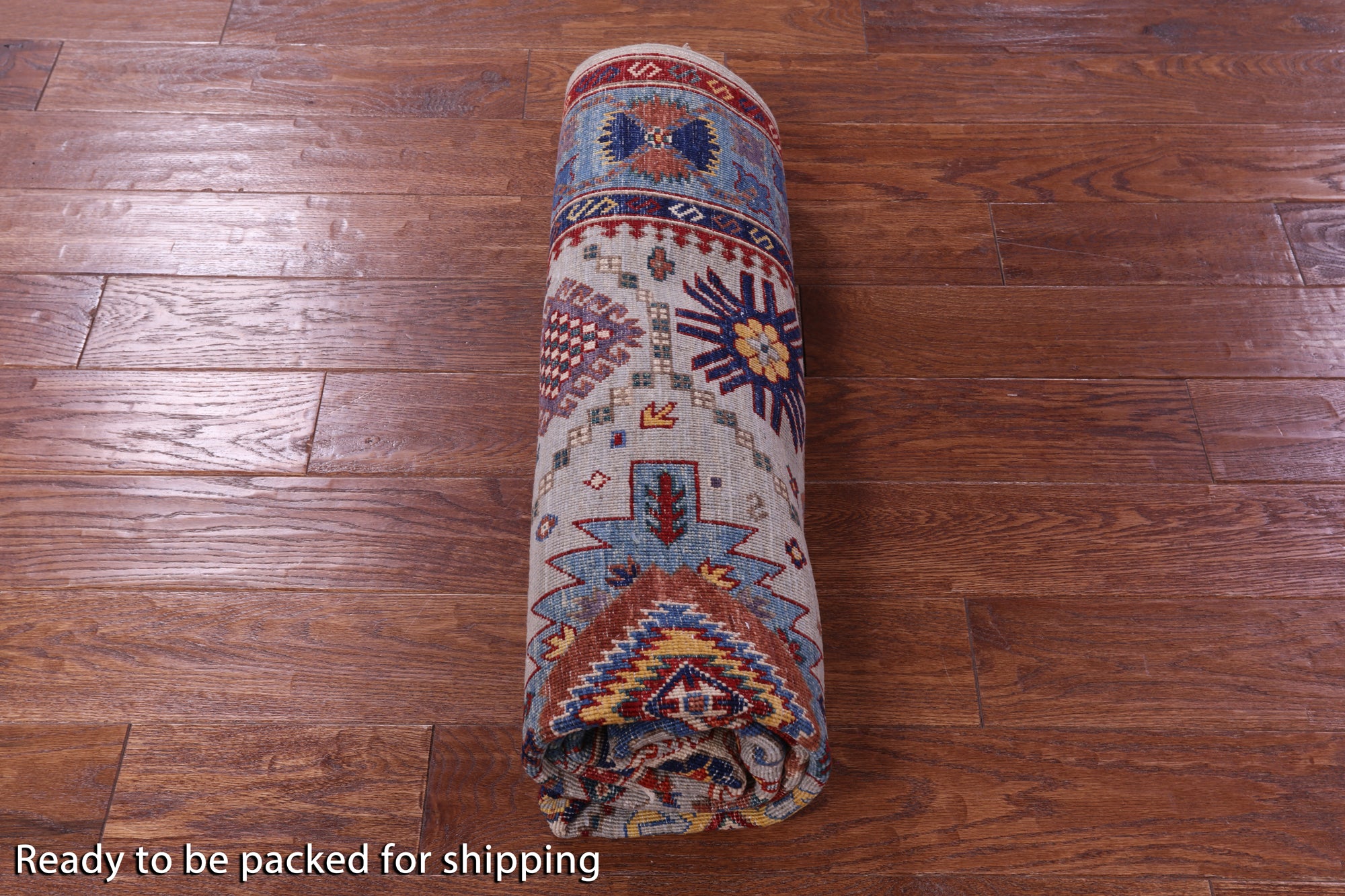Persian Fine Serapi Hand Knotted Wool Rug - 5' 0" X 6' 10" - Golden Nile