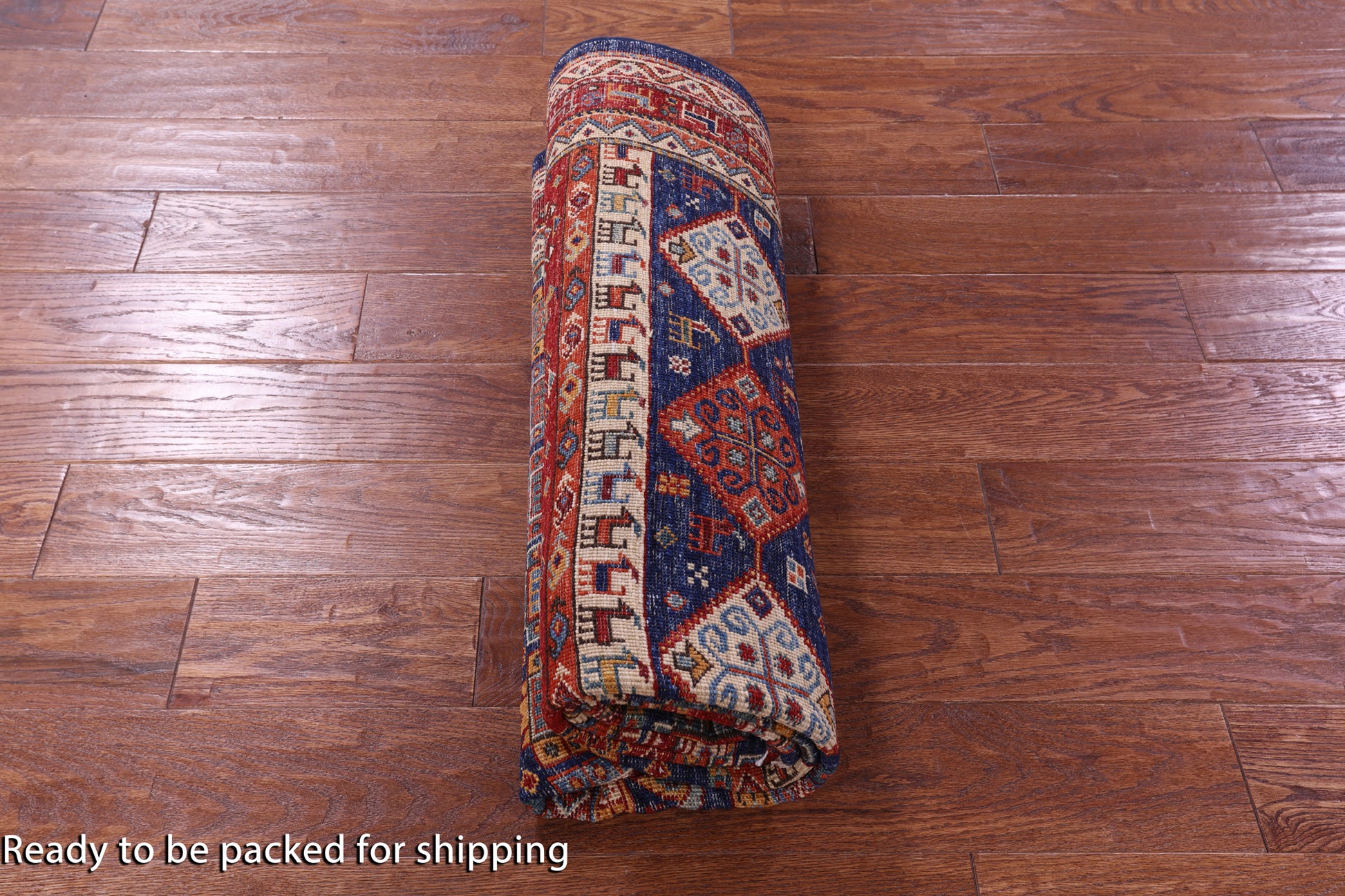 Tribal Persian Gabbeh Handmade Wool Rug - 4' 10" X 7' 0" - Golden Nile